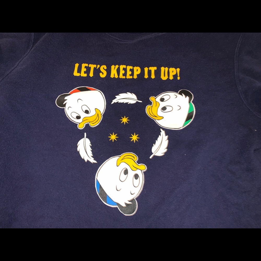 Uniqlo Ducktales Long Sleeve Sweatshirt XL NWOT